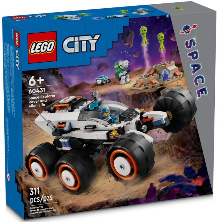 LEGO City Space 60431 Space Explorer Rover and Alien Life January 2024 Release Date Front Box