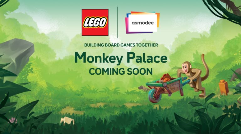 Asmodee LEGO Monkey Palace Board Game 2024 October Logo Banner