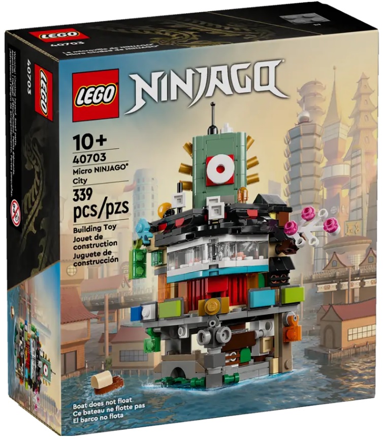 LEGO 40703 Micro Ninjago City GWP 2024 Set Image Leaks - Toys N Bricks