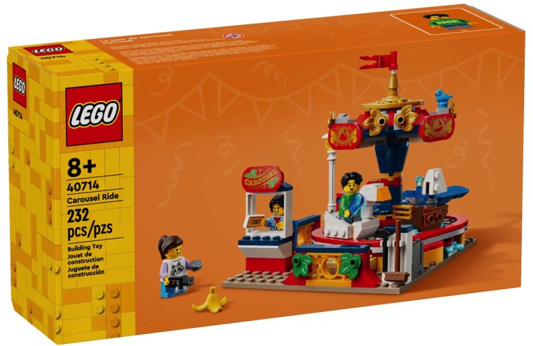 LEGO 40714 Carousel Ride March 2024 Release Date Front Box