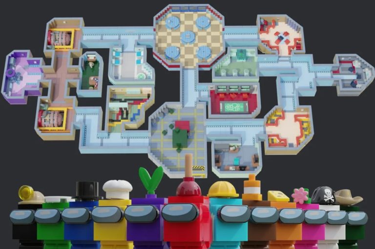 LEGO IDEAS Among Us The Skeld Project Creation by BrickRealm101 Achieves 10 000 Supporters