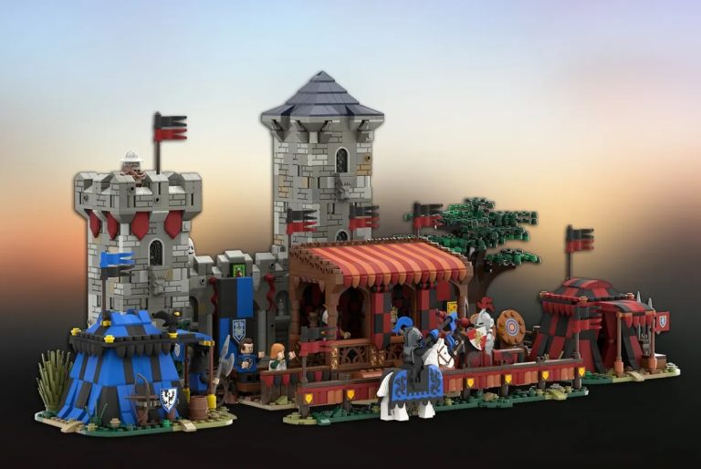 LEGO IDEAS Medieval Tournament Project Creation Achieves 10 000 Supporters