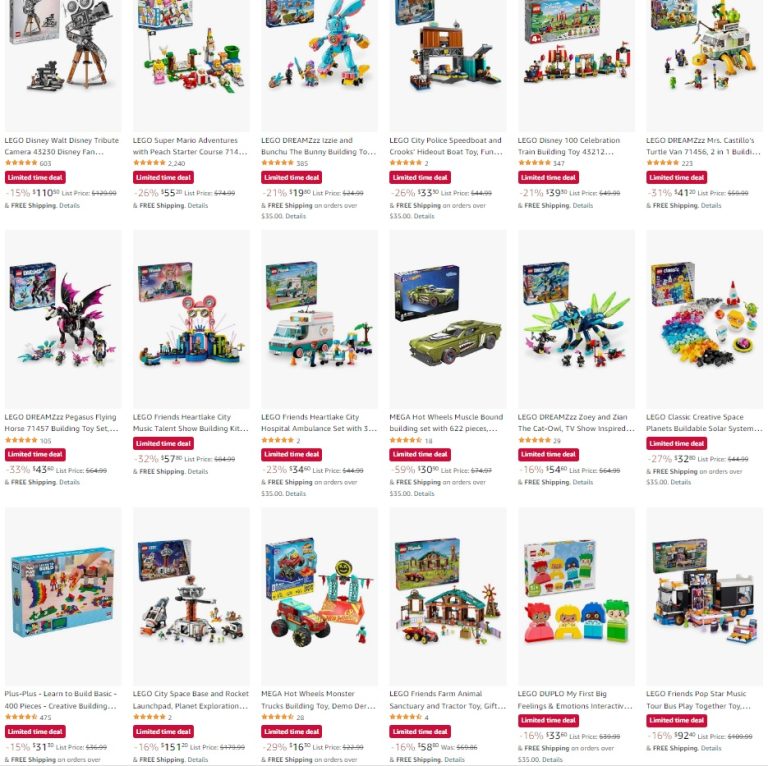 Amazon Canada LEGO February 2024 Sales & Deals Promotions