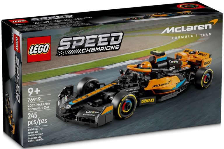 LEGO Speed Champions 76919 2023 McLaren Formula 1 Race Car March 2024 Release Date Front Box