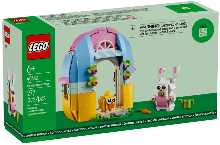 LEGO 40682 Spring Garden House March 2024 GWP Front Box
