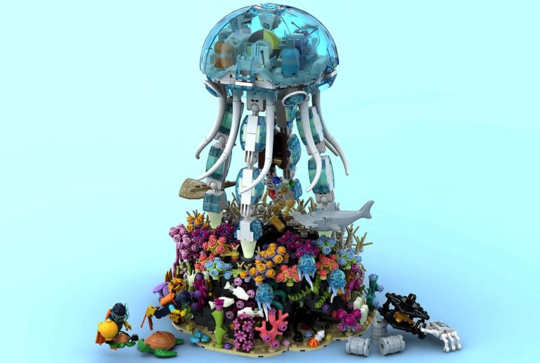 LEGO IDEAS Rocky Reef Restoration Project Creation by uPawelek Achieves 10 000 Supporters