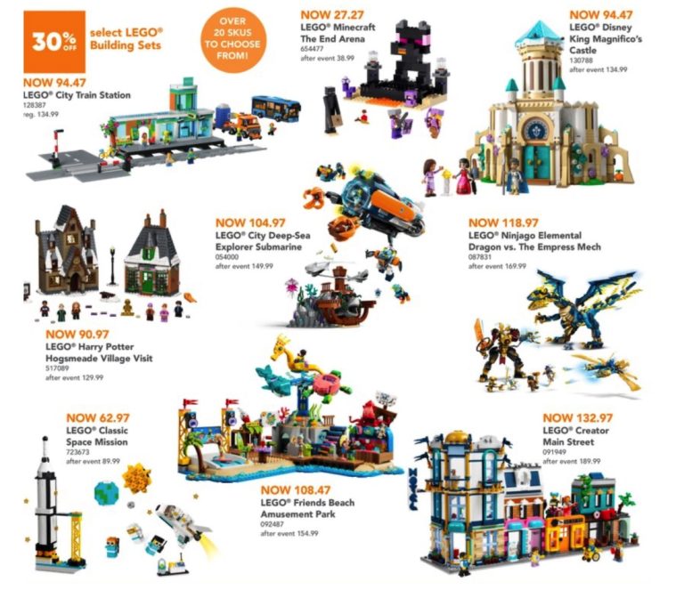 ToysRUs Canada LEGO March 2024 Sales & Deals Promotion
