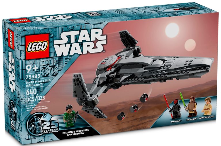 Disney Lucasfilms LEGO Star Wars 75383 Darth Maul's Sith Infiltrator May 2024 Release Date Front Box
