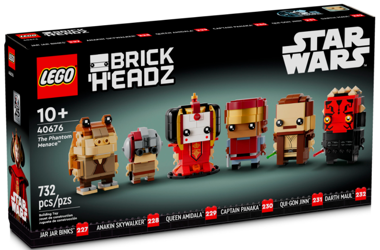 LEGO BrickHeadz Star Wars 40676 The Phantom Menace May 2024 Release Date Front Box