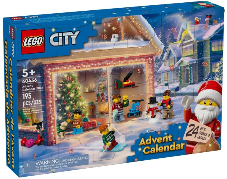 LEGO City 60436 Advent Calendar 2024 Holiday - Fall September 2024 Release Date Front Box