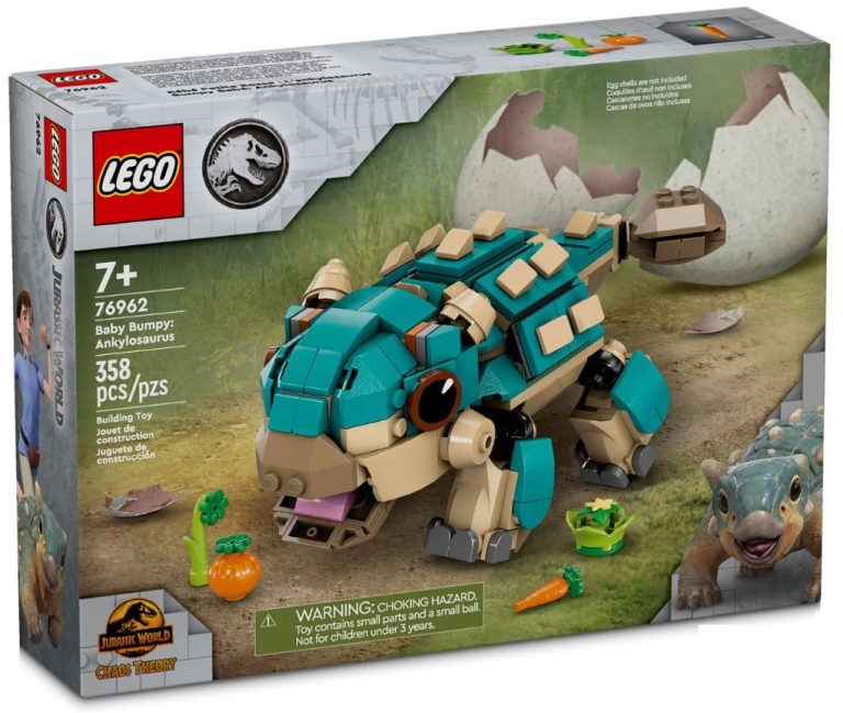 LEGO Jurassic World 76962 Baby Bumpy Ankylosaurus Summer August 2024 Release Date Front Box
