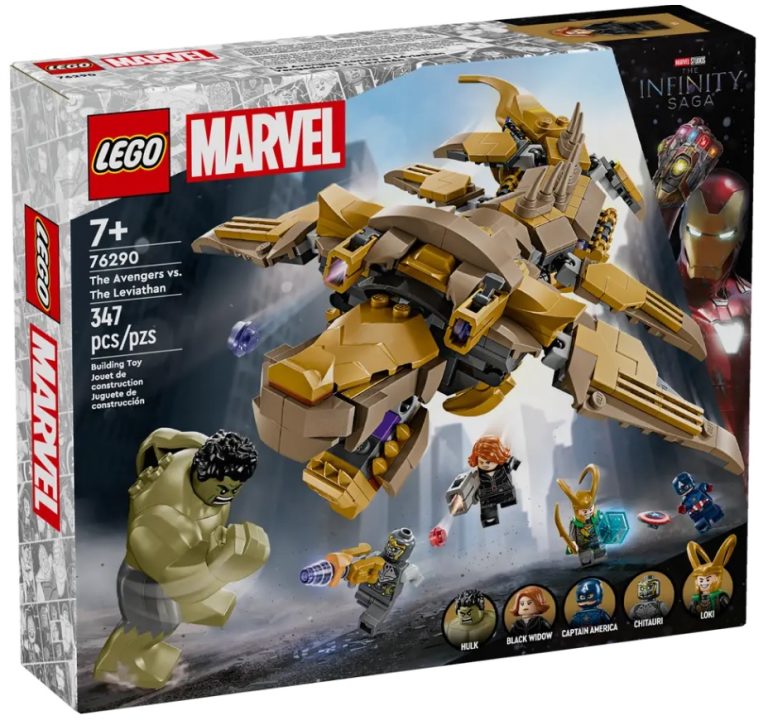 LEGO Marvel 76290 The Avengers vs. The Leviathan Summer August 2024 Front Box