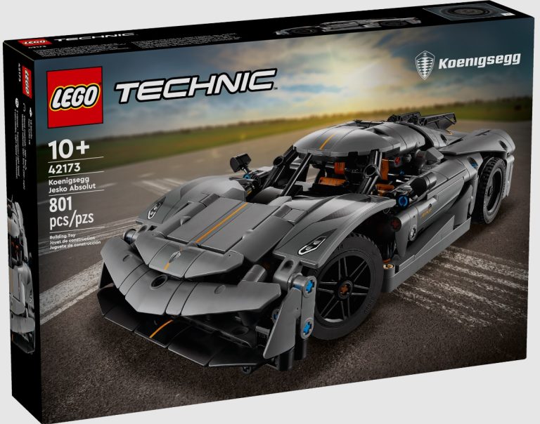 LEGO Technic 42173 Koenigsegg Jesko Absolut Grey Hypercar Summer August 2024 Release Date Front Box