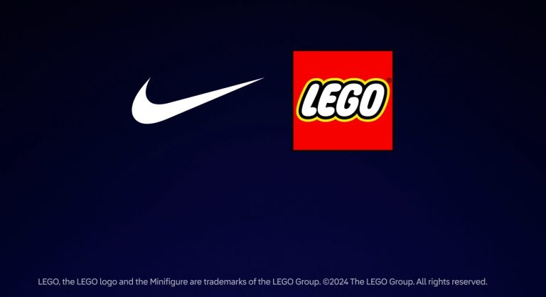 LEGO Nike Partnership 2025 Logo Banners