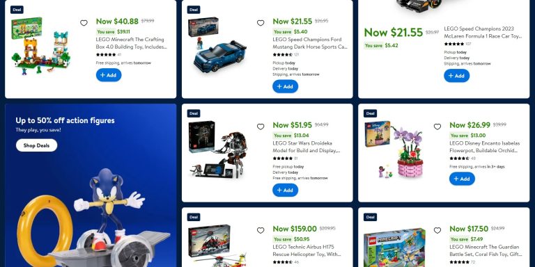 Wal-Mart US LEGO Early Pre-Black Friday Deals October 2024