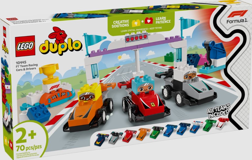 LEGO Duplo 10445 Formula 1 F1 Team Racing Cars & Drivers January 2025 ...