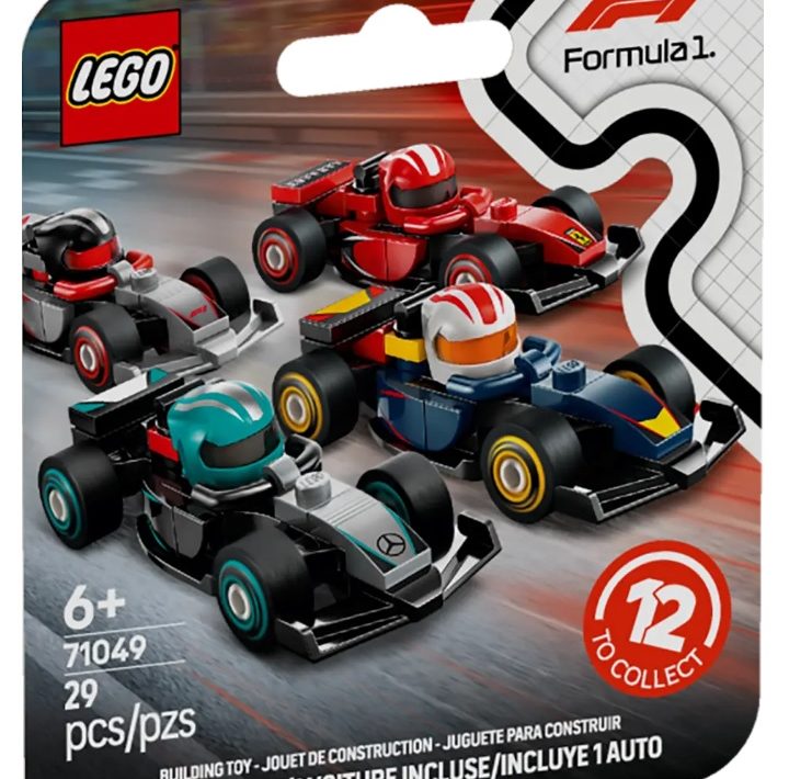 LEGO 71049 Formula 1 F1 Collectible Race Cars May 2025 Set Images