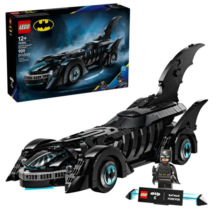 LEGO DC 76304 Batman Forever Batmobile Summer August 2025 Release Date Front Box