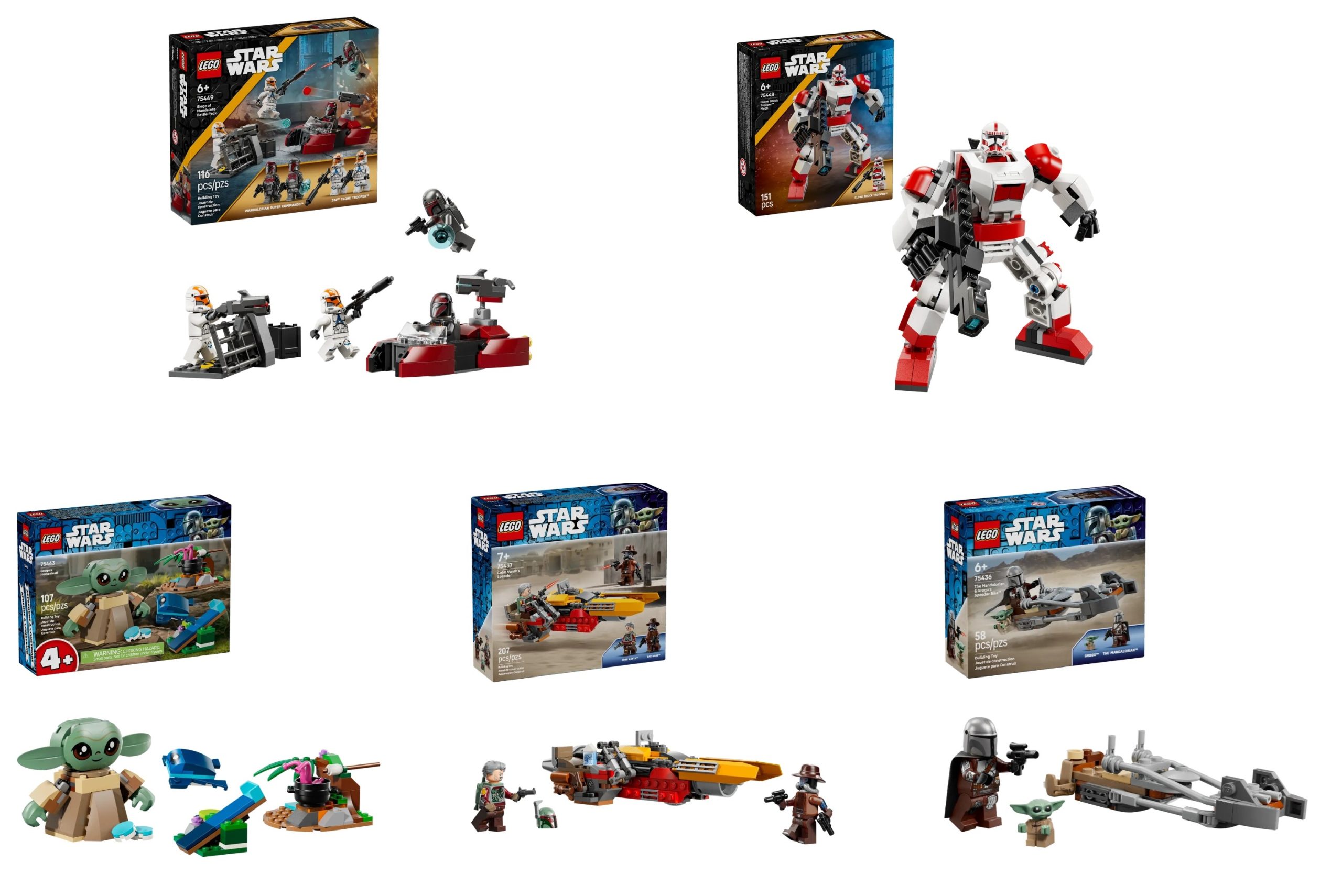 Five LEGO Star Wars January 2026 Sets Revealed (75449 75448 75443