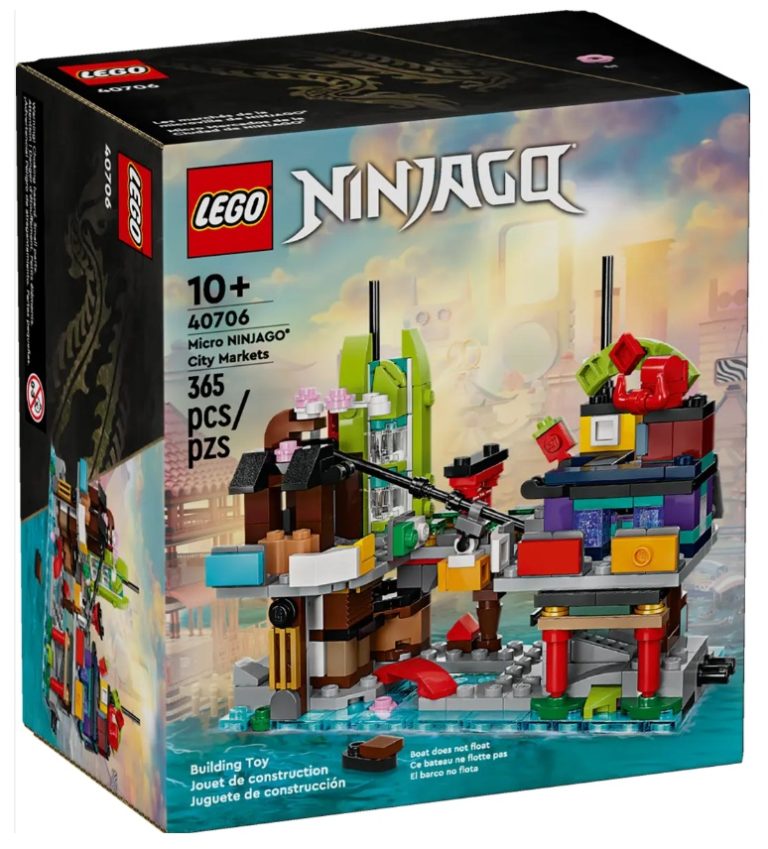 US/Canada/UK] LEGO 40706 Micro Ninjago City Markets GWP Now Live