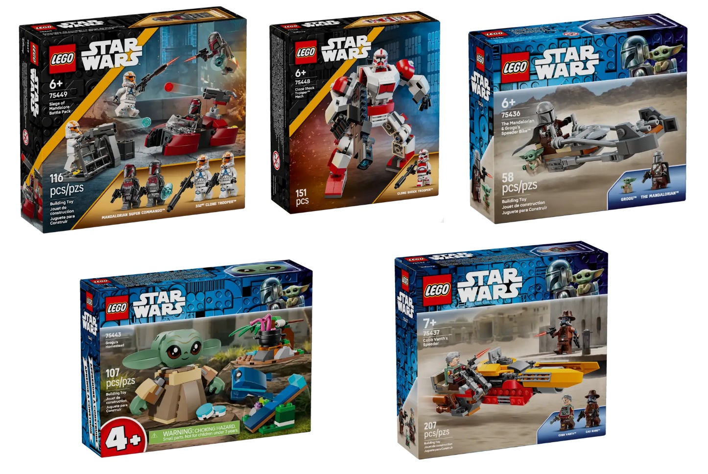 Five LEGO Star Wars January 2026 Sets Revealed (75449 75448 75443