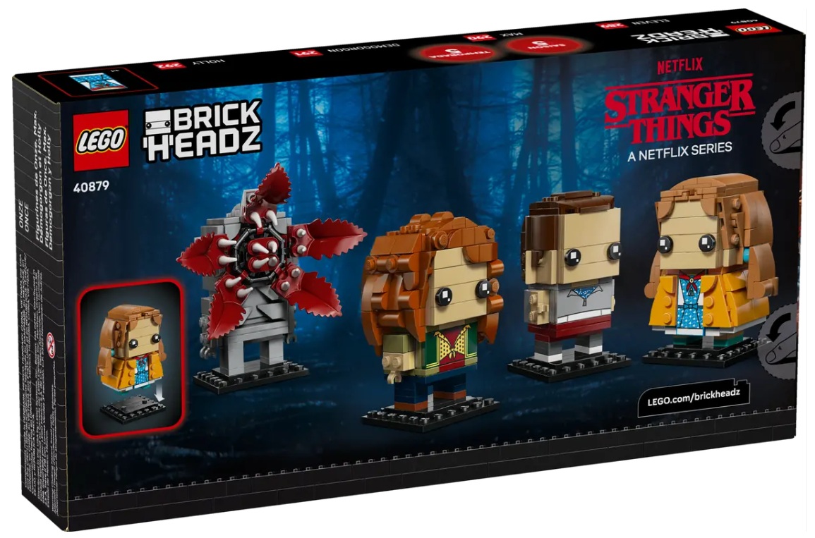 LEGO Stranger Things BrickHeadz 40879 Eleven Max Demogorgon And Holly 