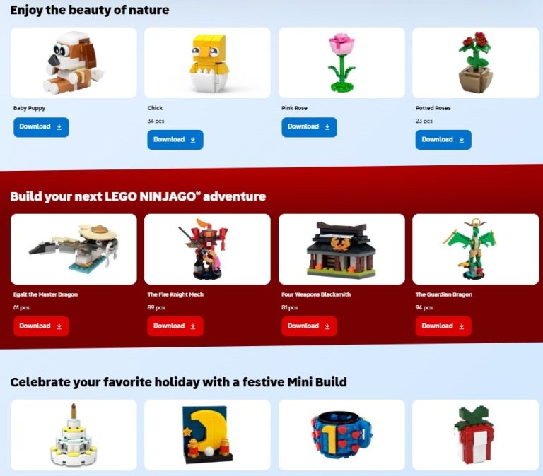 Matcha Lego Set Mini Instructions.pdf Free LEGO Mini Build Instructions and Make & Take Downloads