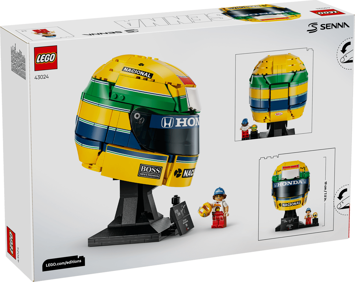 LEGO Editions 43024 Ayrton Senna Helmet September 2026 Revealed: Pre ...